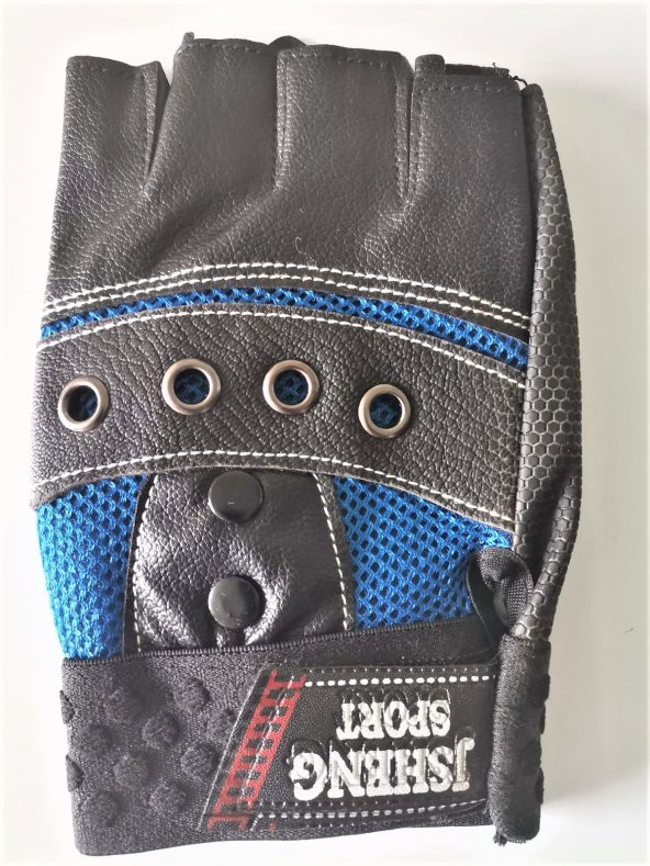 Kırmızı Deri Kesik Eldiven Kaydırmaz Avuç İçi - 7