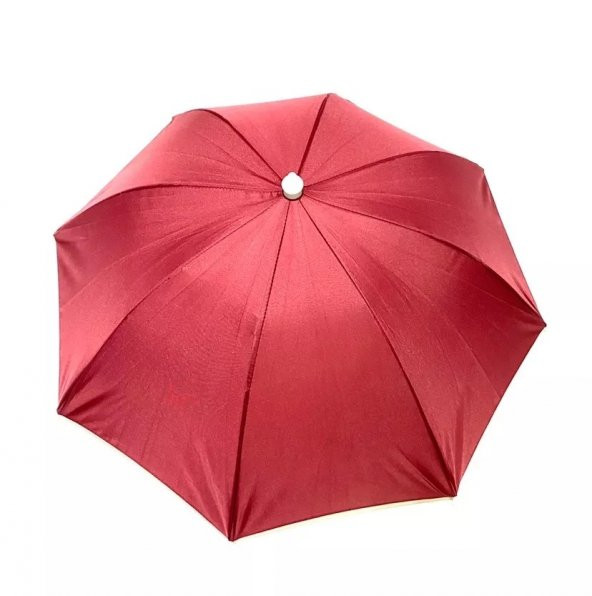 Kafa Şemsiyesi Yeşil Yazlık Plaj Güneş Şemsiyesi Unisex - 7