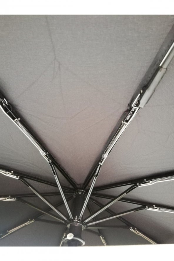 Tam Otomatik Açılır Kapanır Rüzgarda Kırılmayan Şemsiye 10 Telli, Premium Series Hafif Ekose - 5