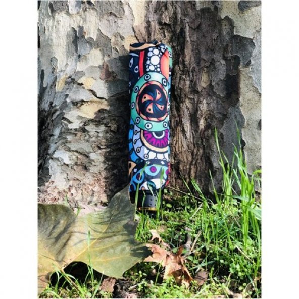 Marlux Rüzgara Daynıklı Etnik Desenli Kadın Şemsiye - 4