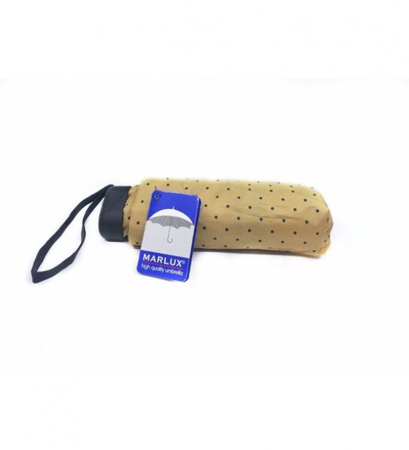 Marlux Mini Cep  Bayan Şemsiye, Bej, 17 cm, Ultra Mini Şemsiye - 2