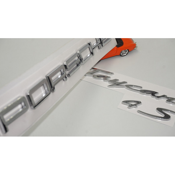 Porsche Taycan 4S Bagaj 3M 3D ABS Yazı Logo Amblem Seti Orjinal Ürün