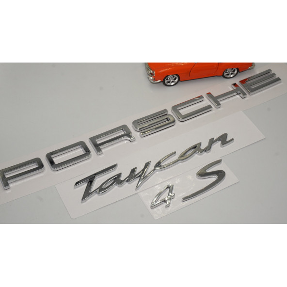Porsche Taycan 4S Bagaj 3M 3D ABS Yazı Logo Amblem Seti Orjinal Ürün - 3