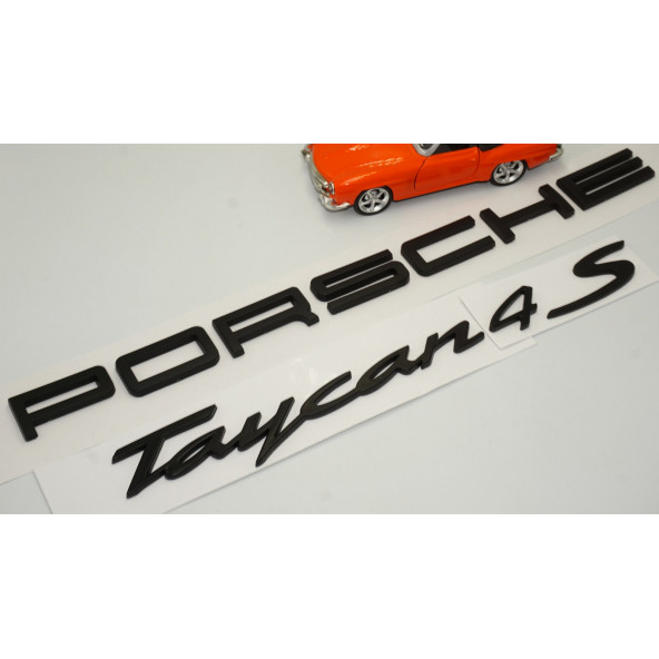 Porsche Taycan 4S Bagaj 3M 3D ABS Yazı Logo Amblem Seti Orjinal Ürün - 2