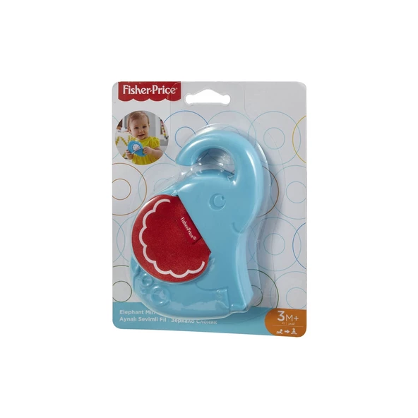 Fisher Price Aynalı Sevimli Fil Dişlik ve Çıngırak FWH54 FJG09