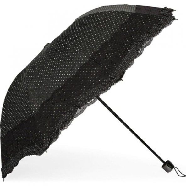 Kadın Şemsiye, Rüzgara Karşı Dayanıklı Fiber Gövdeli,çantalı