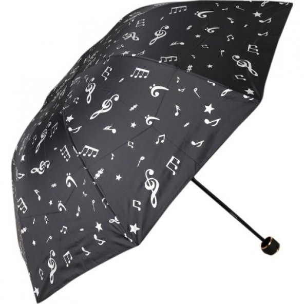 Siyah Nota Temalı Şemsiye - 2