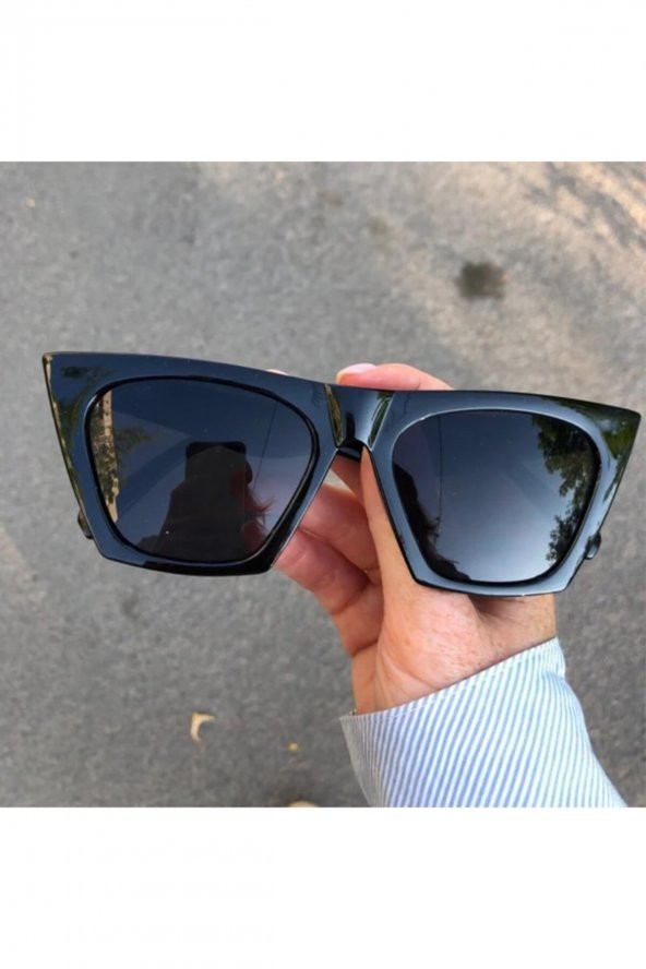 Klasik Siyah Cat Eye Güneş Gözlüğü