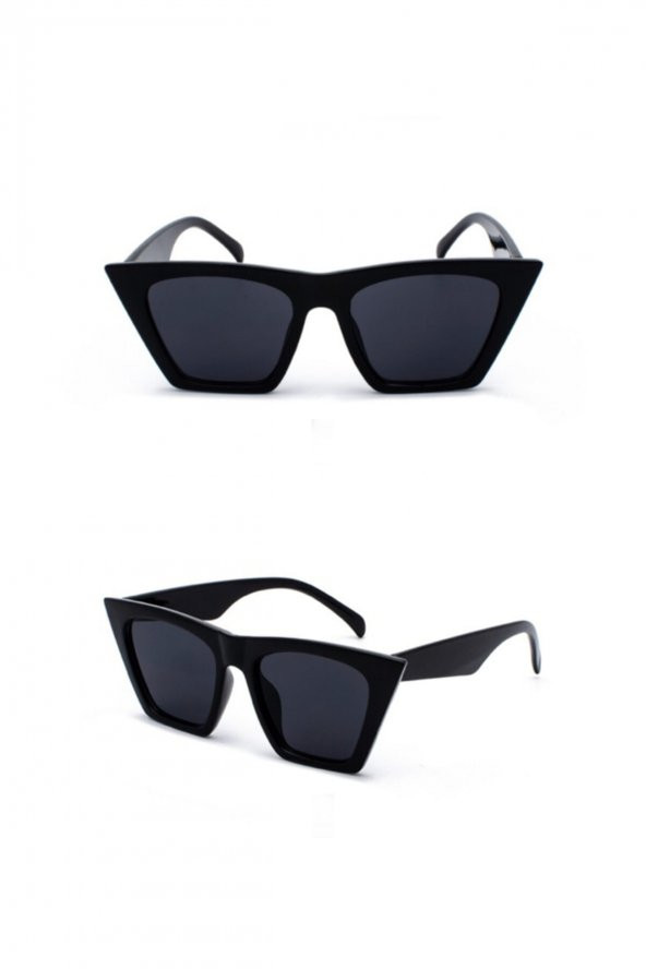 Klasik Siyah Cat Eye Güneş Gözlüğü - 2