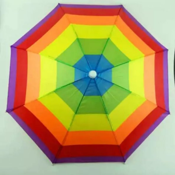 Çocuk Kafa Şemsiyesi Güneş Koruyucu Şemsiye Plaj Ve Doğada - 5