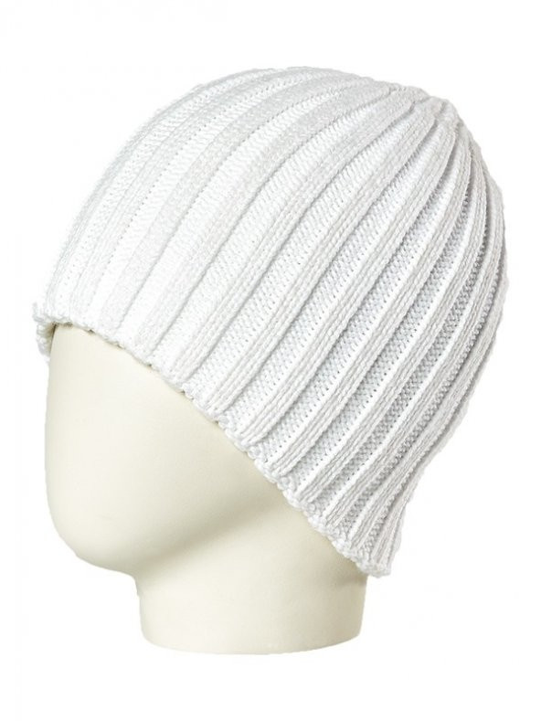 Beyaz Mansız Bere Düz Erkek Beresi