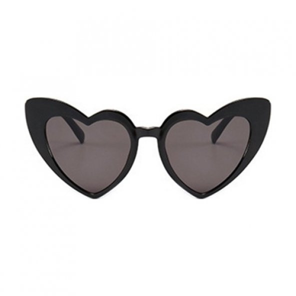 Kalp Çerçeve Güneş Gözlüğü Cat Eye Kalp Gözlük - 4