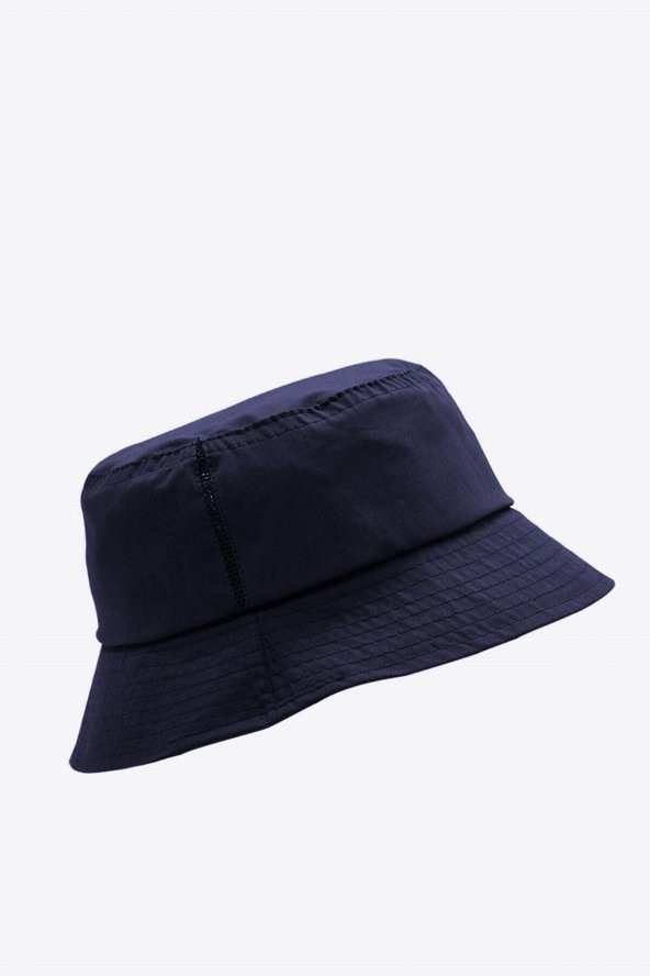 Düz Siyah Kova Şapka Balıkçı Şapka Bucket Hat - 6