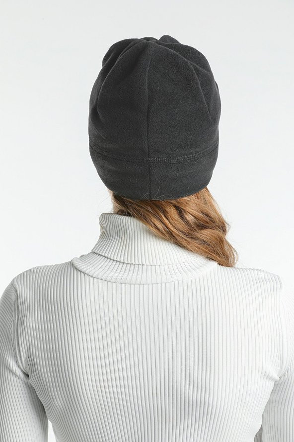 Antrasit Polar Bere Kayak Beresi Siyah Yumuşak Ve Sıcak Tutan Polar - 4