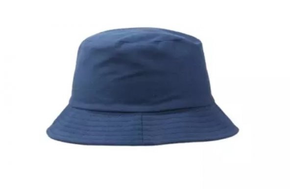 Düz Siyah Kova Şapka Balıkçı Şapka Bucket Hat - 8