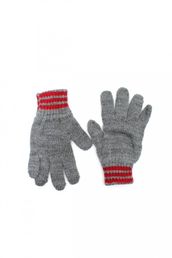 Gri Erkek Çocuk Eldiven 3-8 Yaş - 7