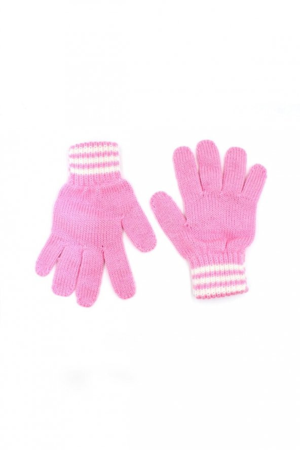 Gri Kız Çocuk Eldiven 3-8 Yaş - 6