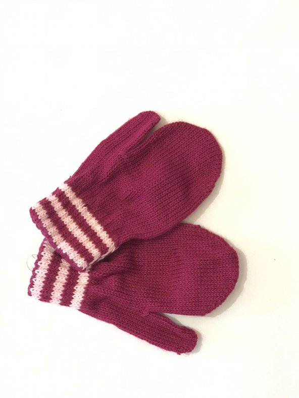 Kırmızı Bebe Çocuk Eldiveni 0-3 Yaş - 10