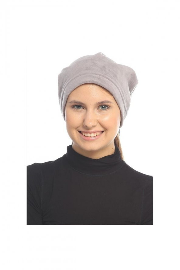 Kadın Polar Boyunlık Bere - Haki - 9