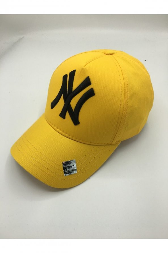 Unisex Kırmızı Ny Nakışlı Ayarlanabilir Şapka - 3