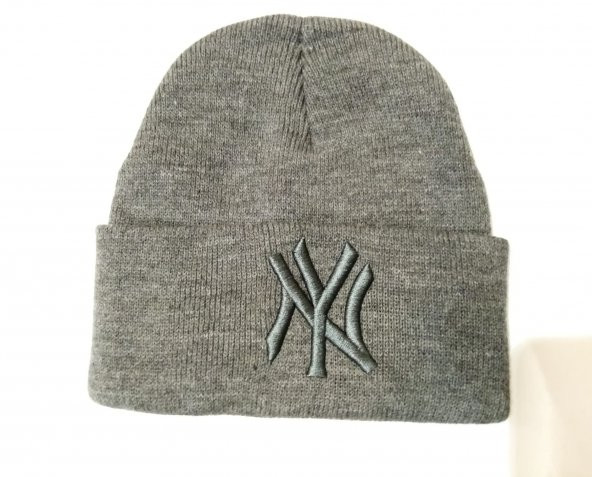 Siyah Beyaz Renkli Ny New York Yankees Nakışlı Bere - 10