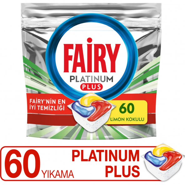 Fairy Platinum Plus Bulaşık Makinesi Deterjanı 60 Tablet