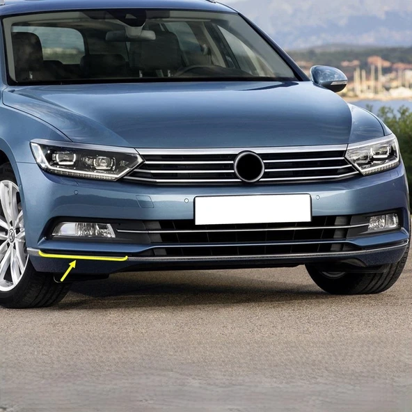 VW Passat B8 2015-19 Ön Tampon Sağ Sis Farı Alt Çıtası Siyah 3G0854322