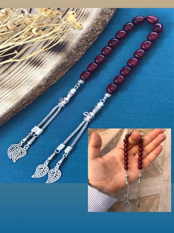 Osmanlı Benzetmesi Kapsül Kesim İran Bağası Zaza Kehribar Tesbih - 3