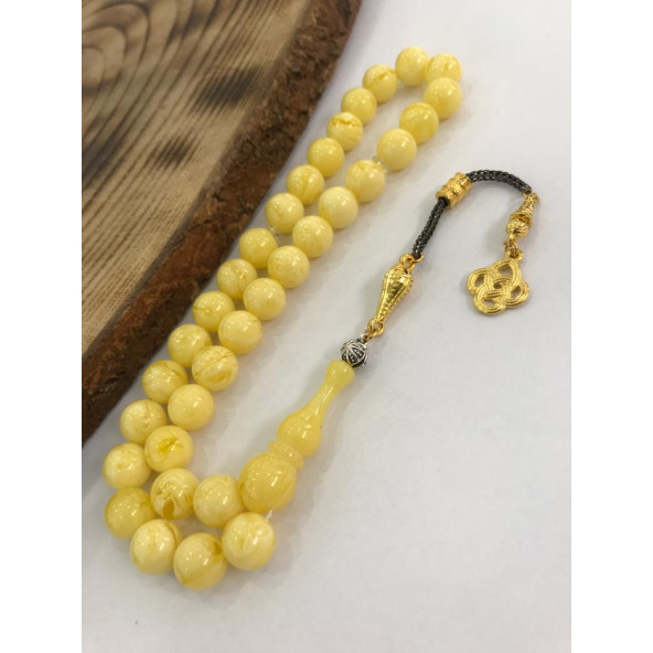 Küre Kesim Beyrut Damlası Toz Kehribar Tesbih