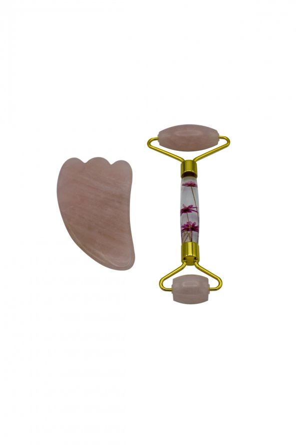 Kuvars Roller Ve Gua Sha - 2