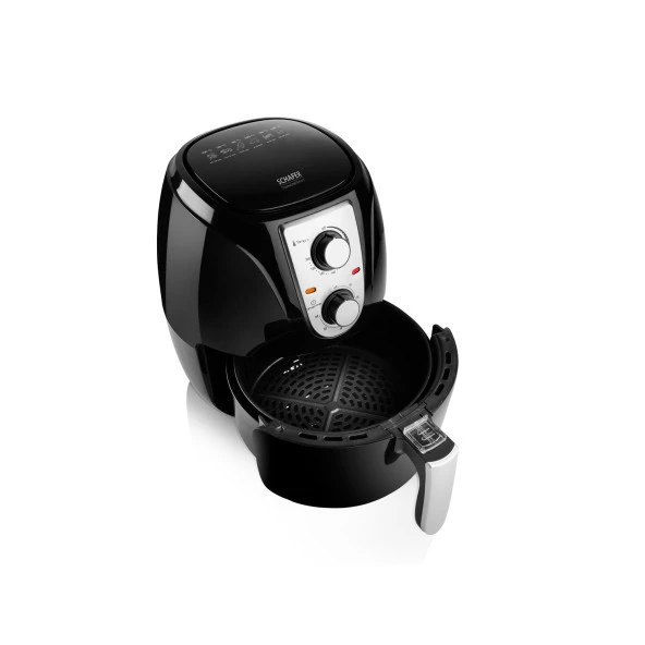 Schafer Thermochef Smart Airfryer/Sıcak Hava Fritözü-Siyah - 12