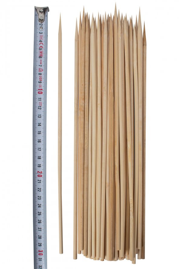 Bambu Çubuk Çöp Şiş 30 cm - 3