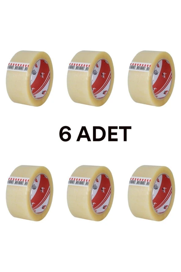 Vege Koli Bandı 45X100 Şeffaf (Aslan) 6 Adet