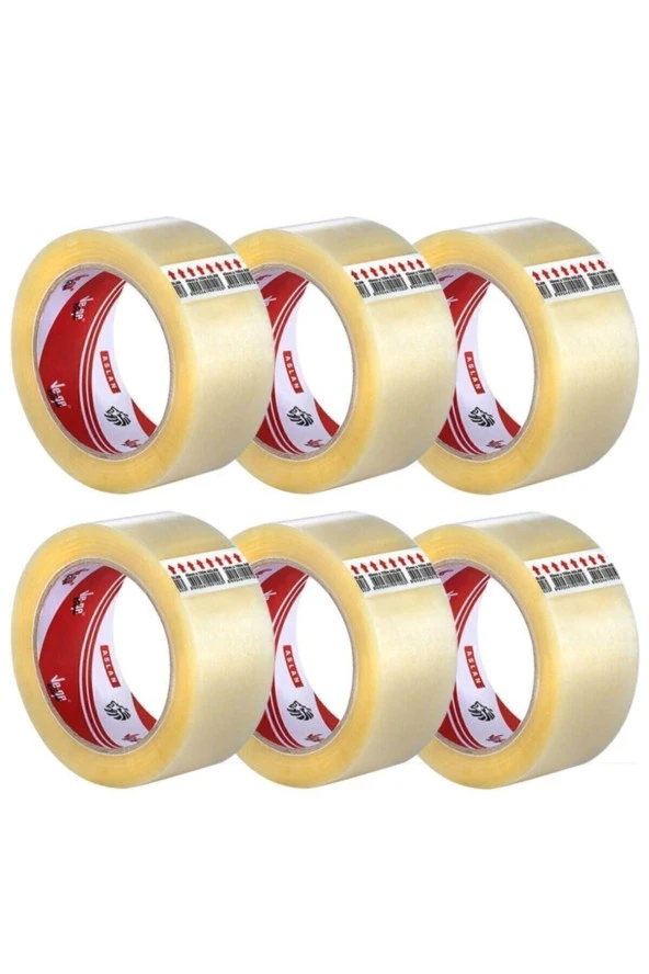 Vege Koli Bandı 45X100 Şeffaf (Aslan) 6 Adet - 2