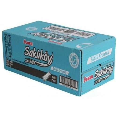 Ülker Saklıköy Sütlü Kremalı Bisküvi 100gr 24 adet - 2