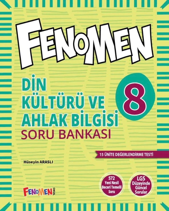 FENOMEN 8 DİN KÜLTÜRÜ VE AHLAK BİLGİSİ SORU BANKASI