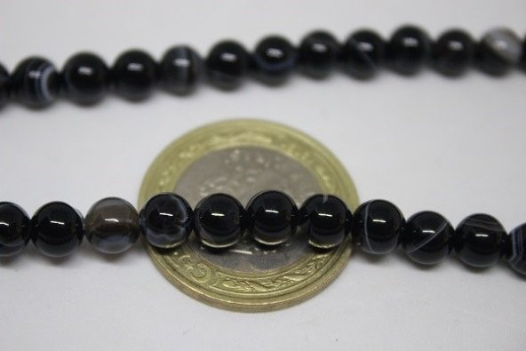 Akik Taşı Dizi 6mm (17309) - Resim 3