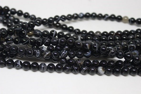 Akik Taşı Dizi 6mm (17309) - Resim 5