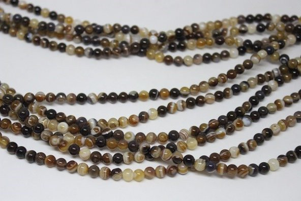 Akik Taşı Dizi 6mm (17306) - Resim 5