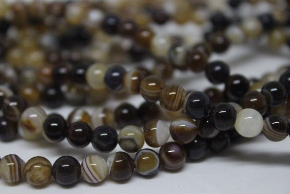 Akik Taşı Dizi 6mm (17306) - Resim 6