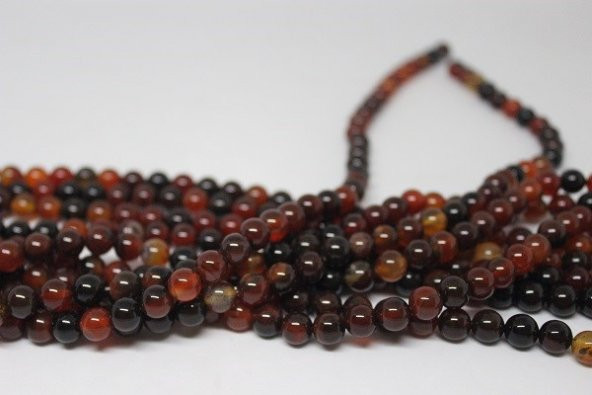 Akik Taşı Dizi 8mm (17303) - Resim 3