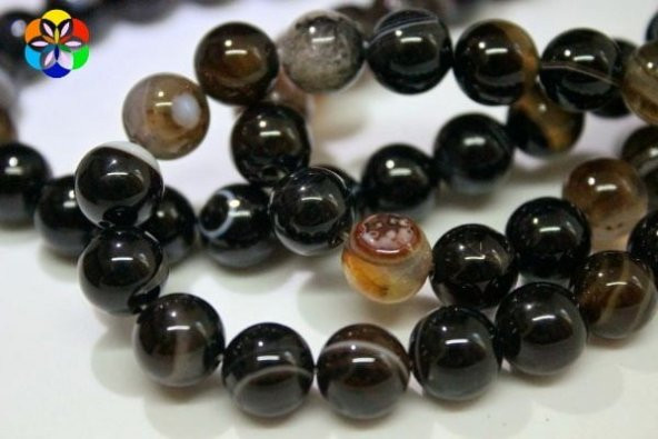 Akik Taşı Dizi 8mm (3605)