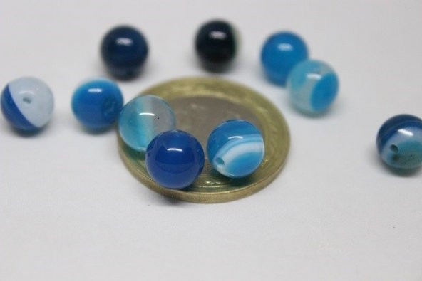 Akik Taşı Dizi 8mm (4001) - Resim 3