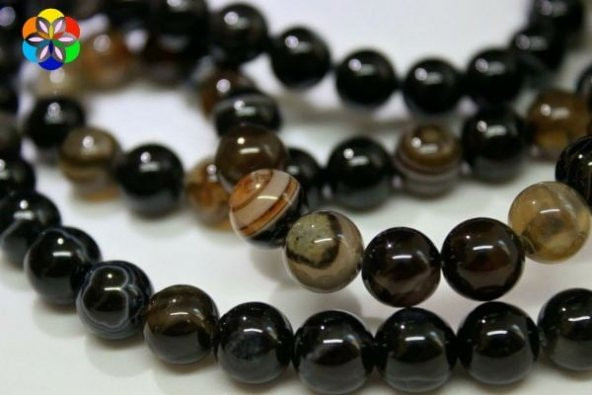 Akik Taşı Dizi 8mm (4102) ürün görseli 1