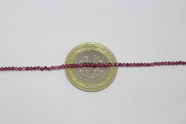 Lal (Garnet - Granat ) Taşı Dizi 2mm - 2