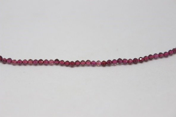 Lal (Garnet - Granat ) Taşı Dizi 2mm - 4