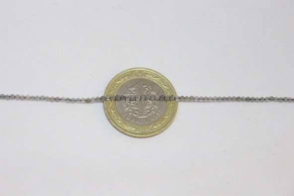 Labradorit Taşı Dizi 2mm - Resim 3