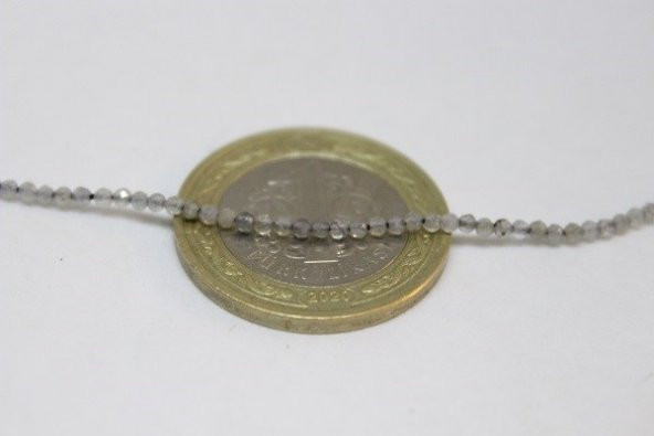 Labradorit Taşı Dizi 2mm - Resim 4