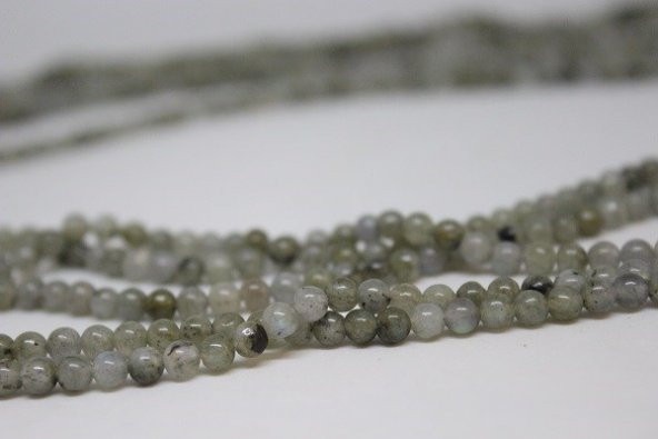 Labradorit Taşı Açık Renk Dizi 4mm - Resim 4