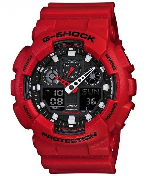 GA-100B-4ADR Casio G-Shock İstanbul Erkek Kol Saati - 1